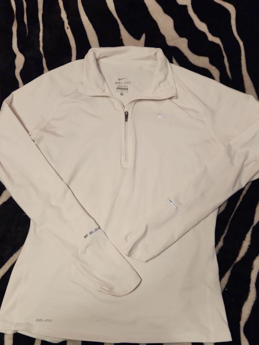 Nike Dri-FIT Half-Zip Pullover - White